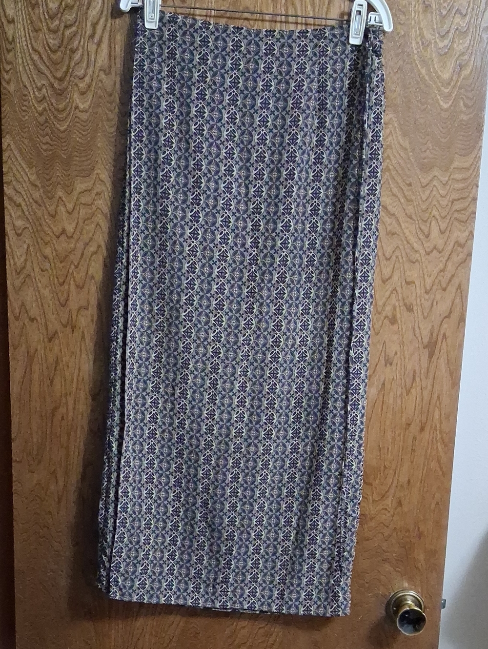 Boho Floral Print Maxi Wrap Skirt - Multi-Color